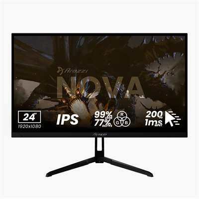 Arozzi Nova 24" IPS 200Hz Sort